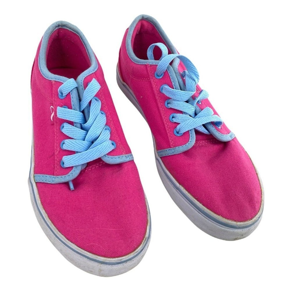 Adio Skate Tennis Shoes Canvas Pink Skater Streetwear Sneakers Women’s Size 8.5